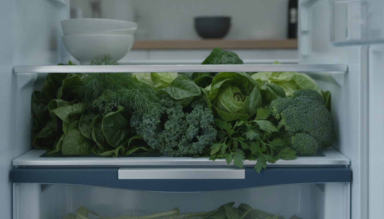 Friskezone-skuffe med grøntsager i Electrolux køleskab