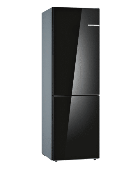 Bosch KGV36VBEAS (308 L, sort) køle-fryseskab