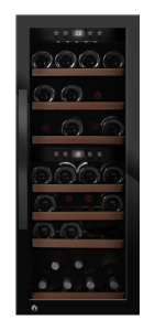 mQuvée WineExpert 38 Fullglass Black (2 zoner) vinkøleskab