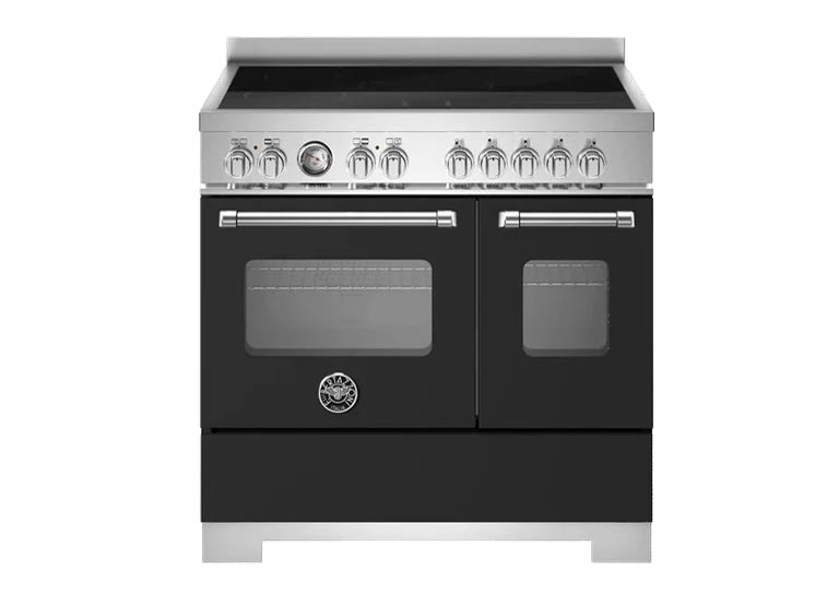 Bertazzoni Master 90 cm induktion, 2 ovne Bertazzoni komfur