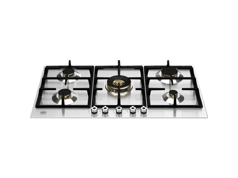 Bertazzoni Professional 90 cm gaskogeplade, central dobbelt-wok Bertazzoni kogeplade