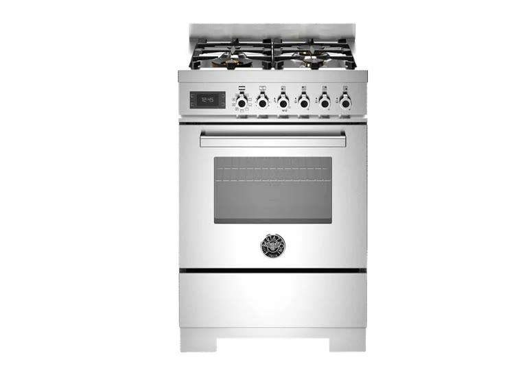 Bertazzoni Professional 60 cm gaskomfur (rustfri) Bertazzoni gaskomfur