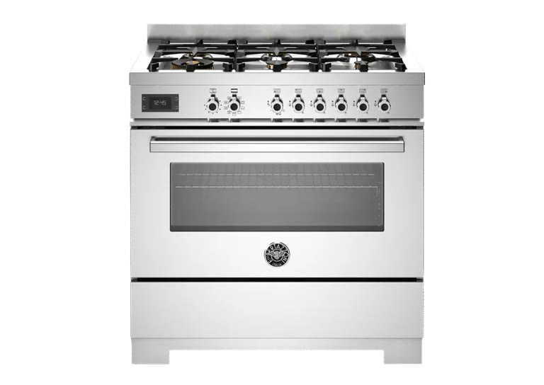 Bertazzoni Professional 90 cm gaskomfur, 1 ovn Bertazzoni gaskomfur