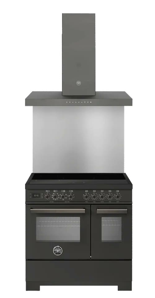 Bertazzoni Professional komfurpakke 90 cm, carbonio Bertazzoni komfur