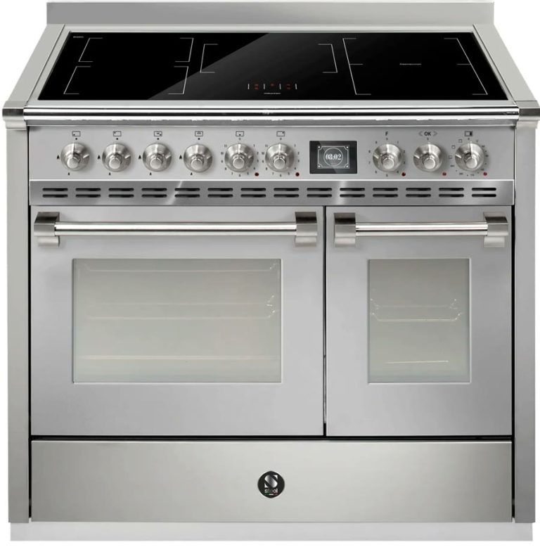 Steel Ascot 100 cm combi-steam induktion, 2 ovne Steel komfur
