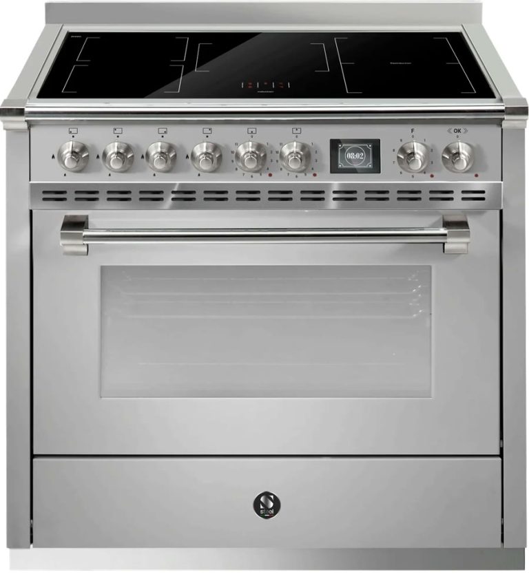 Steel Ascot 90 cm combi-steam induktion Steel komfur