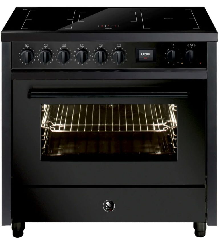 Steel Enfasi 90 cm induktion All Black Steel komfur