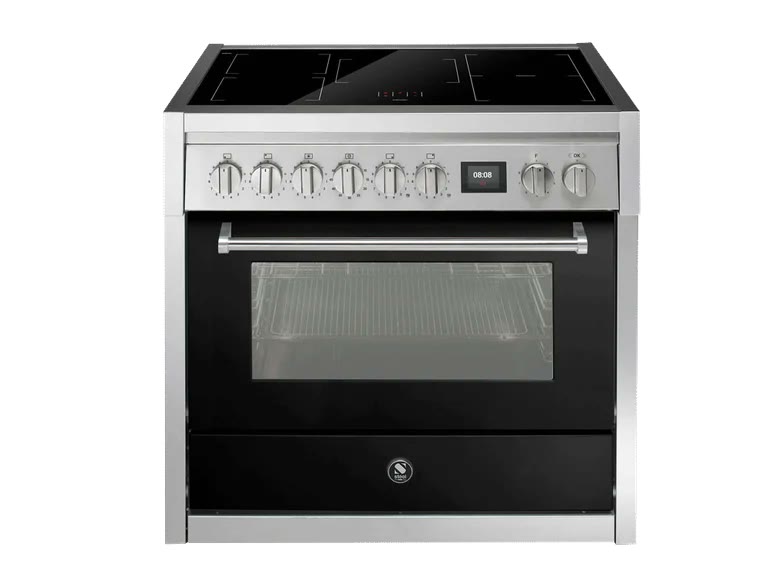 Steel Genesi 90 cm combi-steam induktion Steel komfur